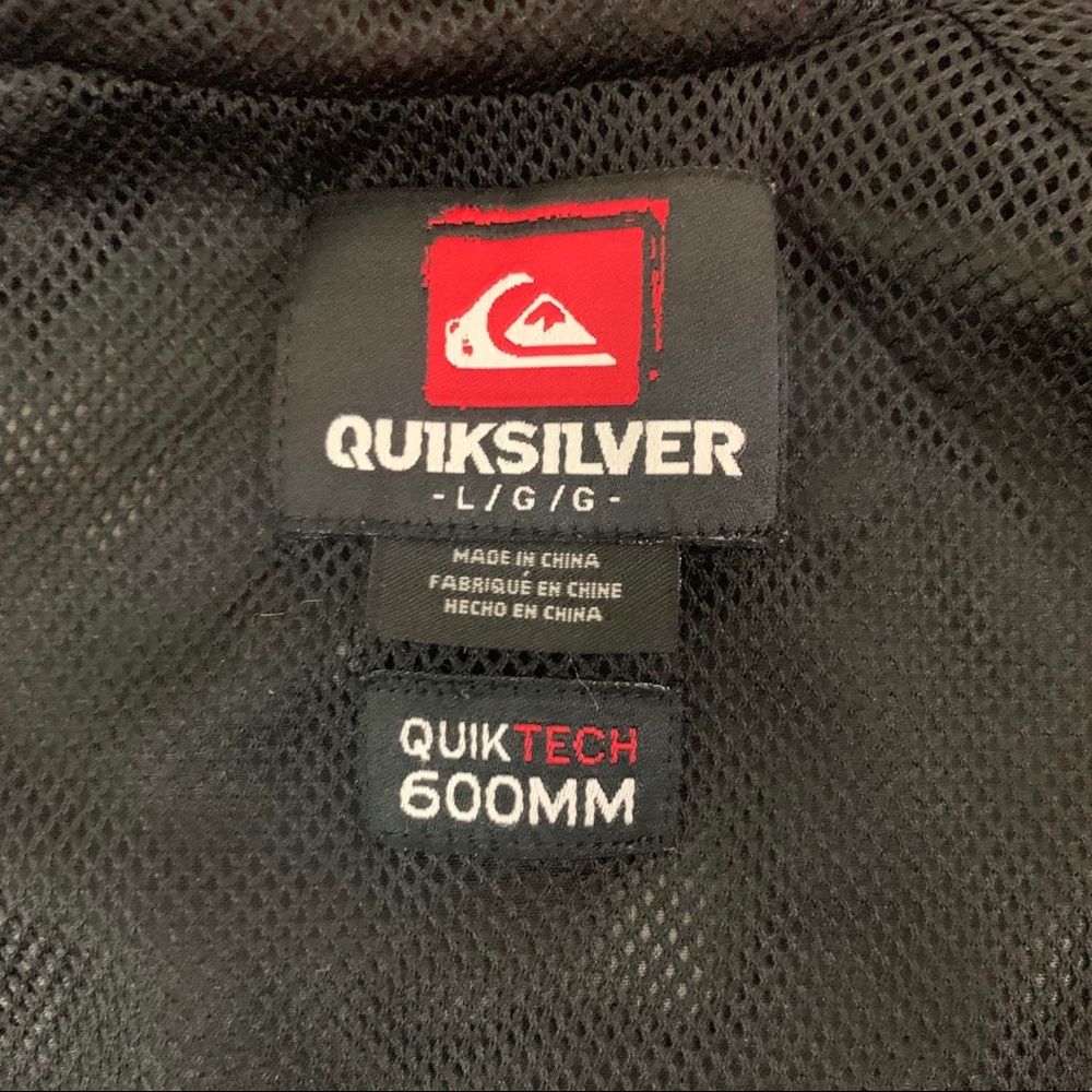 Quiksilver light rain jacket windbreaker size L - Picture 5 of 5